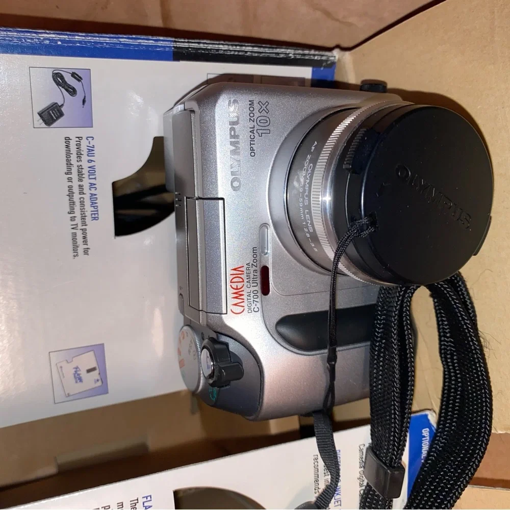Olympus C-700 Ultra Zoom Camera - Silver and Black